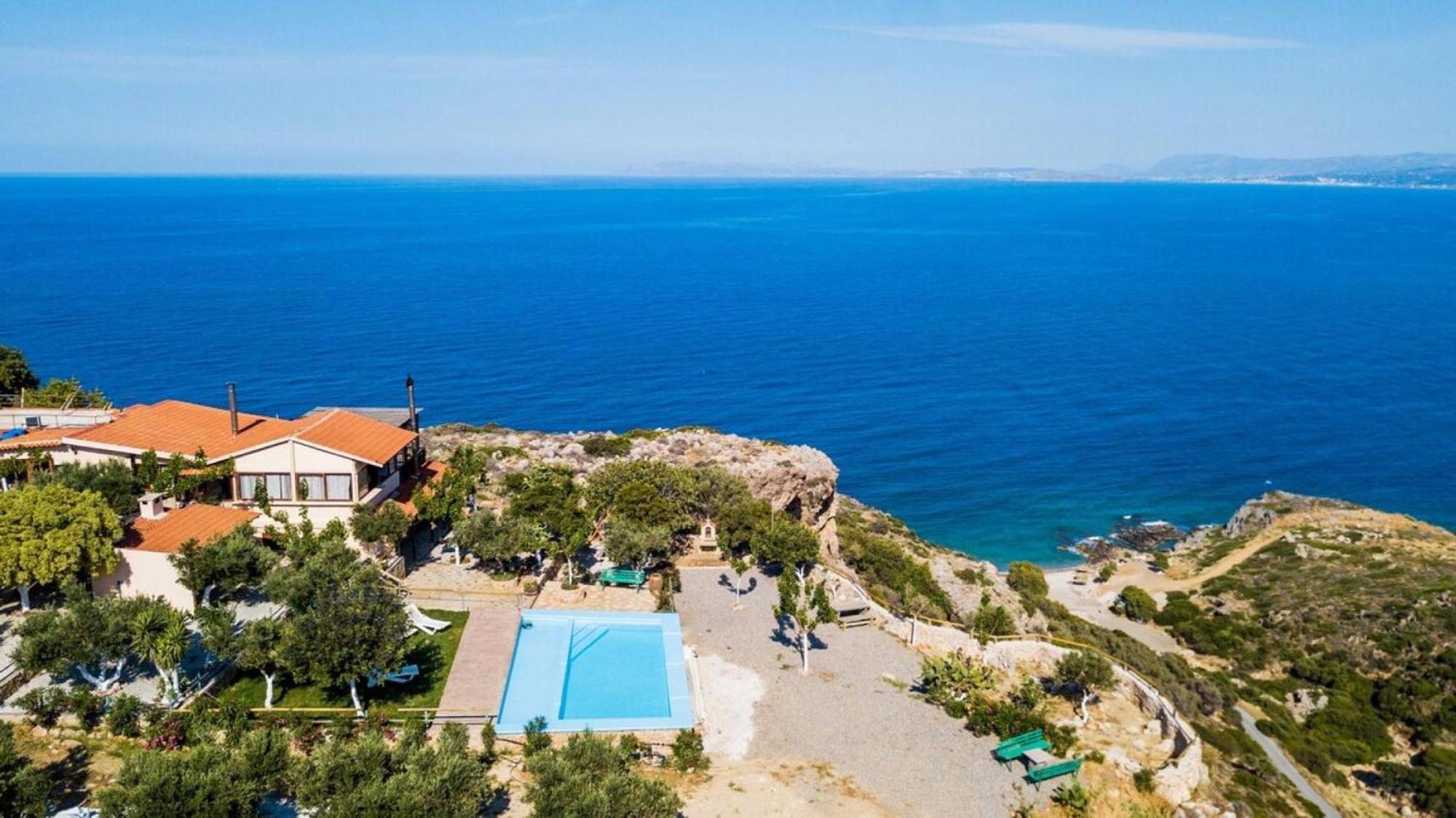 Villa Akrolithos With Private Pool 하니아 외부 사진
