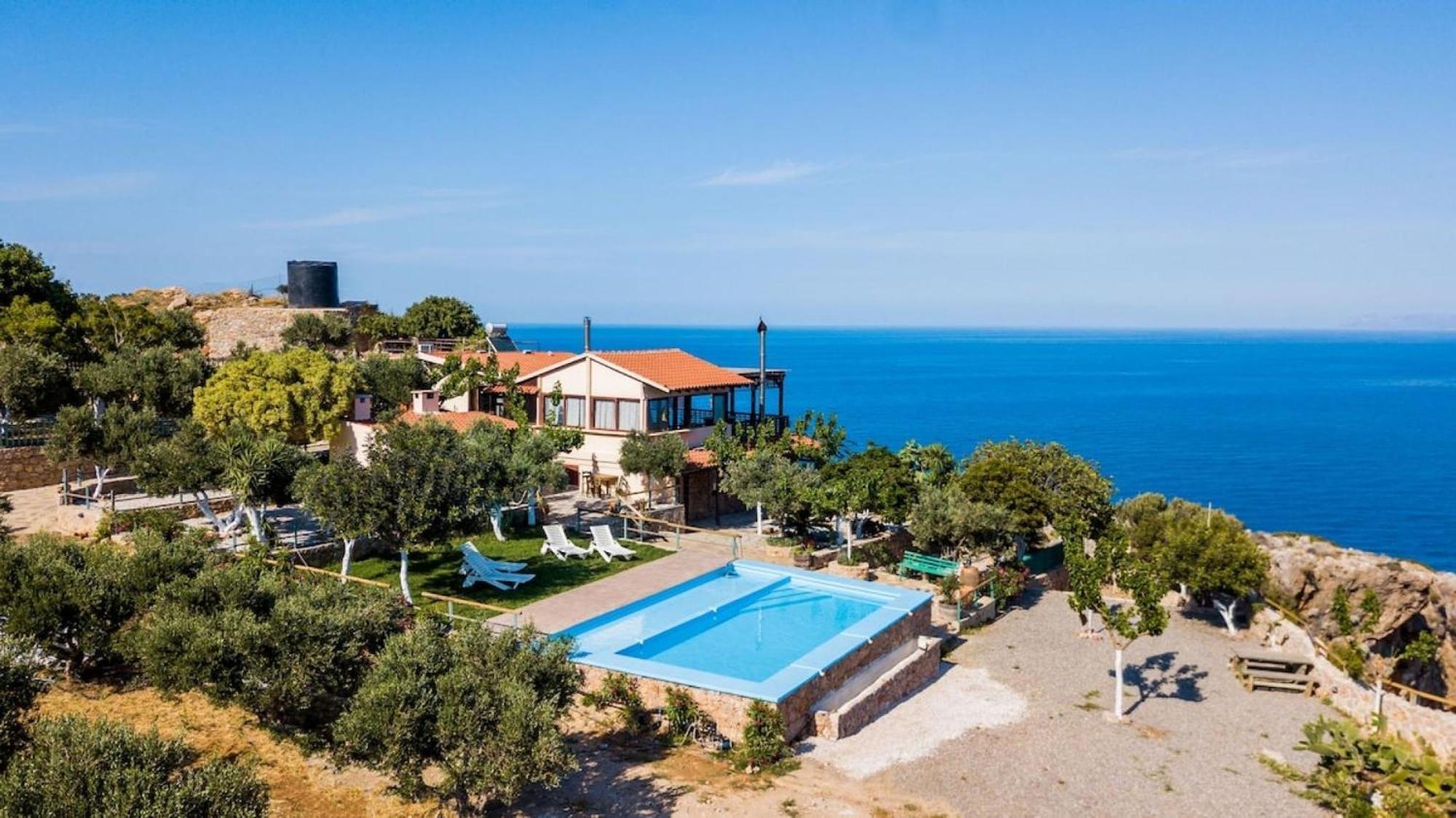 Villa Akrolithos With Private Pool 하니아 외부 사진