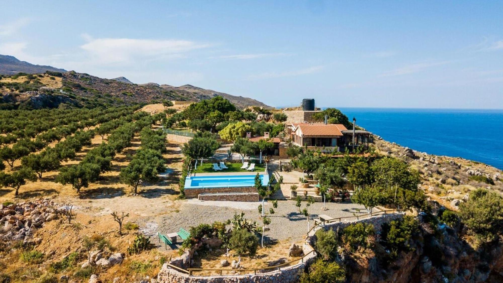 Villa Akrolithos With Private Pool 하니아 외부 사진